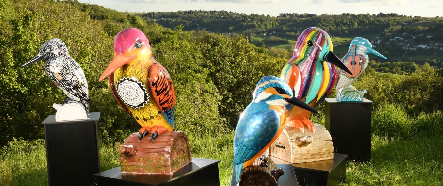 Discover more than 20 stunning sculptures in the Kingfisher Trail